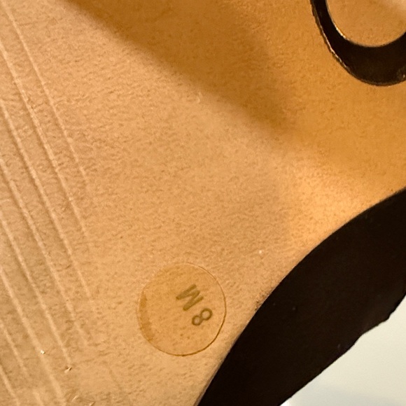 Gianni Bini Women's Black Suede Knee High Fringe Boots Size 8 - Picture 15 of 16